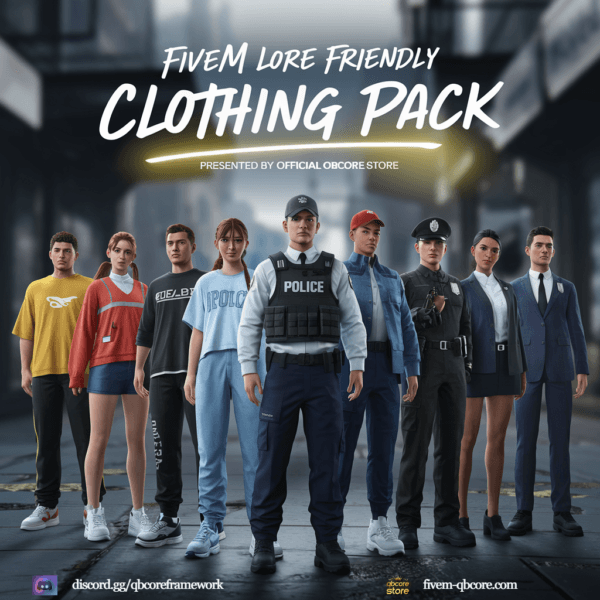 FiveM Lore Friendly Clothing Pack | Best Custom Outfits for FiveM RP